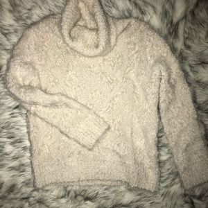 Warm off white chenille turtleneck. Never worn